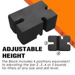 Adjustable Bench Press Block for Home Workouts