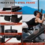 Adjustable Weight Bench Press Set for Home Gym