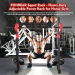 FONBEAR Adjustable Squat Rack for Home Gym