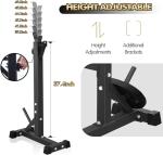 CANPA Olympic Weight Bench with Squat Rack