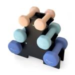 Meteor Neoprene Anti-Slip Dumbbell Set 1kg-3kg