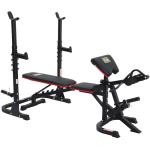 Fitvids Adjustable Weight Bench with Squat Rack