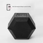 METEOR Hex Dumbbell Set - Rubber Coated Weights