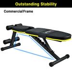 Teclor Adjustable Weight Bench for Home Workouts