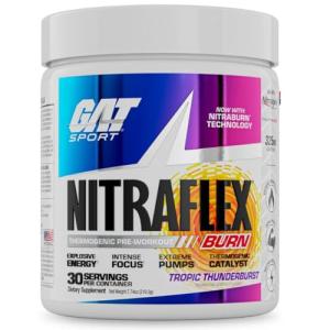 GAT Sport Nitraflex Burn Pre-Workout – Tropic Thunderburst