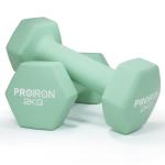 PROIRON 2KG Hex Neoprene Dumbbells - Pair
