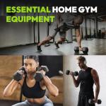 Hex Dumbbell Set - 2.5kg Rubber Coated Weights