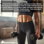 METEOR Hex Dumbbell Set - Rubber Coated Weights