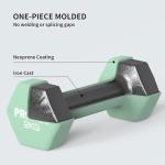 PROIRON 2KG Hex Neoprene Dumbbells - Pair