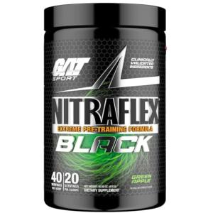 GAT Nitraflex Pre-Workout Black Green Apple 470g