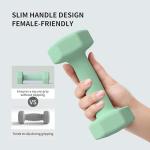 PROIRON 2KG Hex Neoprene Dumbbells - Pair