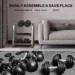 Adjustable Dumbbells Set with 4-in-1 Options