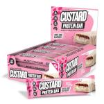 Muscle Nation White Choc Raspberry Custard Protein Bars