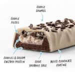 Muscle Nation Cookies & Cream Protein Bars - 12 Pack