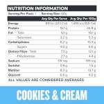 Muscle Nation Cookies & Cream Protein Bars - 12 Pack