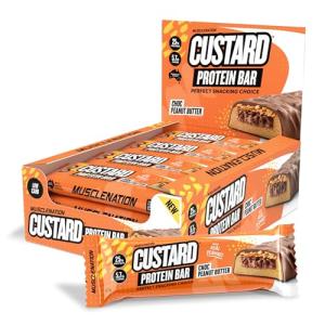 Muscle Nation Choc Peanut Butter Protein Bars 12 Pack