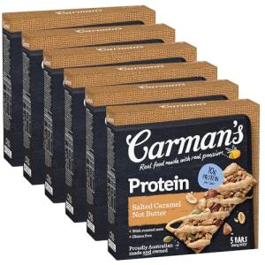 Carman's Salted Caramel Protein Bars 6x200g