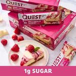 Quest Nutrition White Chocolate Raspberry Protein Bars 12 Pack