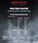 Musashi Chocolate Protein Wafer Bars - 12 Pack