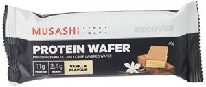 Musashi Vanilla High Protein Wafer 12 Pack