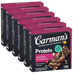 Carman's Dark Chocolate Cranberry Protein Bars 30 Pack