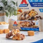 Atkins Caramel Chocolate Nut Roll Protein Bars - 5 Pack