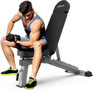 JOROTO MD80 Adjustable Weight Bench - 1000 Lbs Capacity