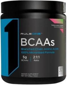 Rule1 R1 BCAA Powder - Watermelon Splash 30 Servings
