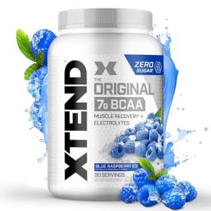 Scivation Xtend BCAA Powder, Blue Raspberry Flavor