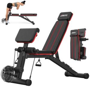 JOROTO Adjustable Weight Bench for Home Gym