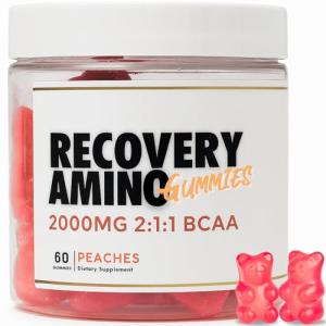 Peach BCAA Gummies for Recovery and Endurance
