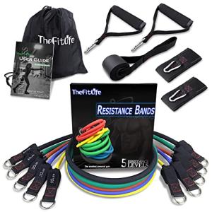 TheFitLife Stackable Exercise Resistance Bands Set