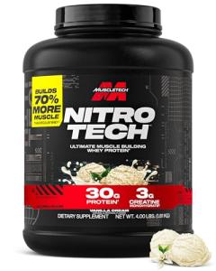 MuscleTech Nitro-Tech Whey Protein Isolate Vanilla