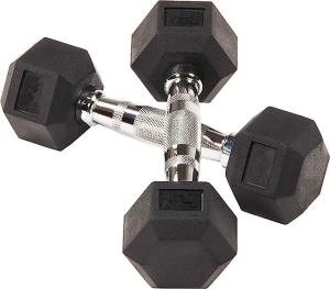 Premium 8KG Hex Dumbbell with Rubber Coating