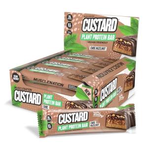Muscle Nation Vegan Choc Hazelnut Protein Bars 12 Pack
