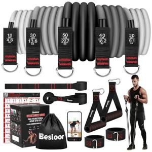 Besloor Resistance Band Set for Total Body Workout