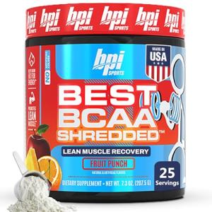 BPI Sports Best BCAA Shredded Fruit Punch 25 Servings