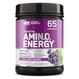 Amino Energy Powder, Concord Grape Flavor, 65 Serves
