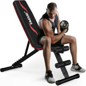 Adjustable Weight Bench for Home Gym Workouts