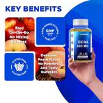 Vitamatic BCAA Gummies - Vegan Peach Flavor