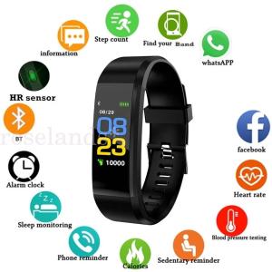 Bluetooth Fitness Tracker with Heart Rate Monitor