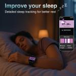 V-Fitness Black Smart Watch with GPS