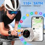 5ATM Waterproof Fitness Smart Watch with Activity Tracker