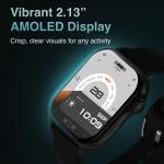 V-Fitness Black Smart Watch with GPS