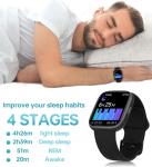 Fitness Tracker Smart Watch with Alexa and Bluetooth