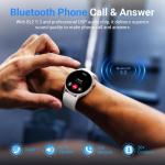 5ATM Waterproof Fitness Smart Watch with Activity Tracker