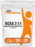 BulkSupplements BCAA 2:1:1 Unflavored Powder, 250g