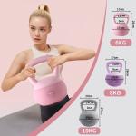 10KG Soft PVC Kettlebell Weights with Grip