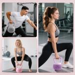 10KG Soft PVC Kettlebell Weights with Grip