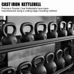 10KG Solid Cast Iron Kettlebell for Gym